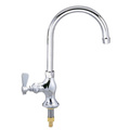 Bk Resources Workforce Standard Duty Faucet, Interchangeable 8" Gooseneck Spout BKF-WPF-8G-G